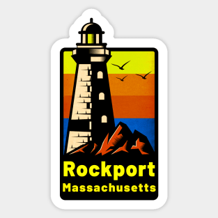 Rockport Massachusetts Lighthouse Sticker